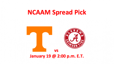 Tennessee vs Alabama Pick