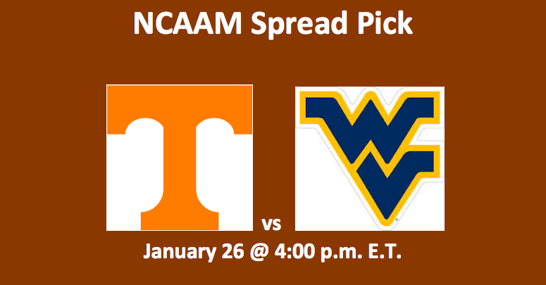 men’s college basketball Volunteers vs Mountaineers pick