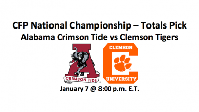 Alabama vs Clemson Totals