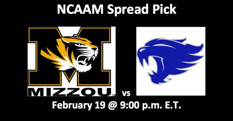 Missouri vs Kentucky Pick and logos