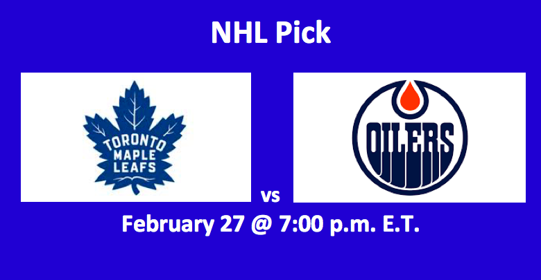 Toronto vs Edmonton Pick