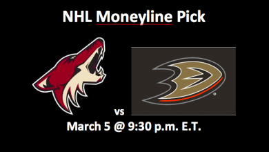 Coyotes vs Ducks Pick