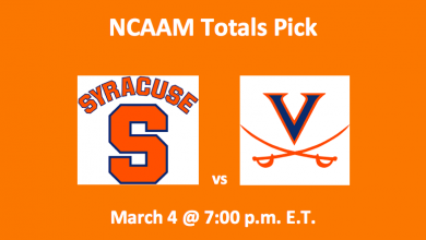 Syracuse vs Virginia totals