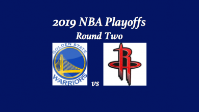 Golden State Warriors vs Houston Rockets pick with team logos
