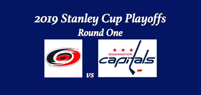Hurricanes vs Capitals Playoff Preview with team logos