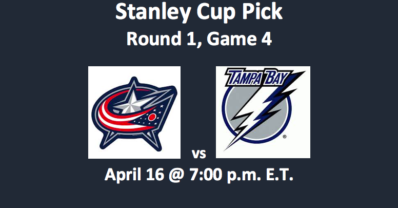 Columbus Blue Jackets vs Tampa Bay Lightning Pick