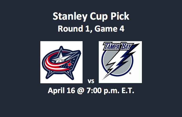 Columbus Blue Jackets vs Tampa Bay Lightning Pick