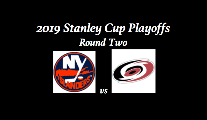 New York Islanders vs Carolina Hurricanes preview with team logos