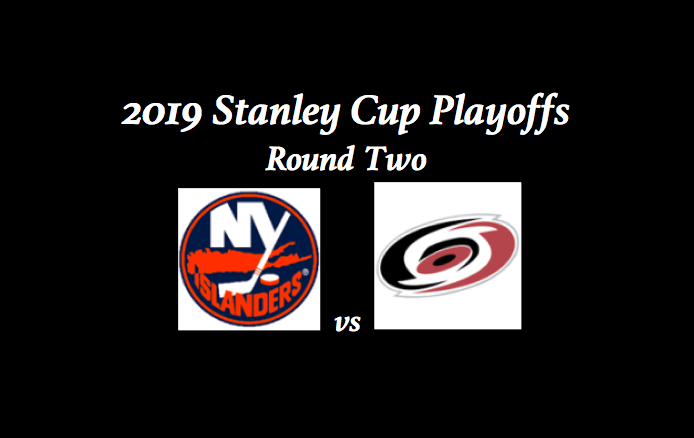 New York Islanders vs Carolina Hurricanes preview with team logos