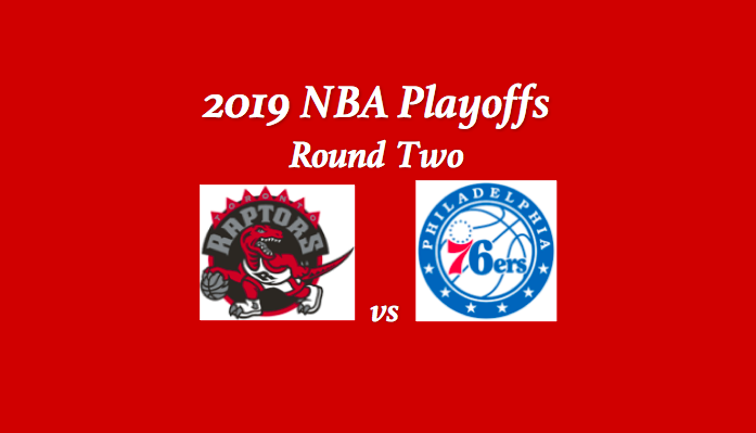 Toronto Raptors vs Philadelphia 76ers Pick with team logos