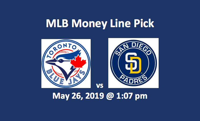 Toronto Blue Jays vs San Diego Padres Moneyline WITH TEAM LOGOS