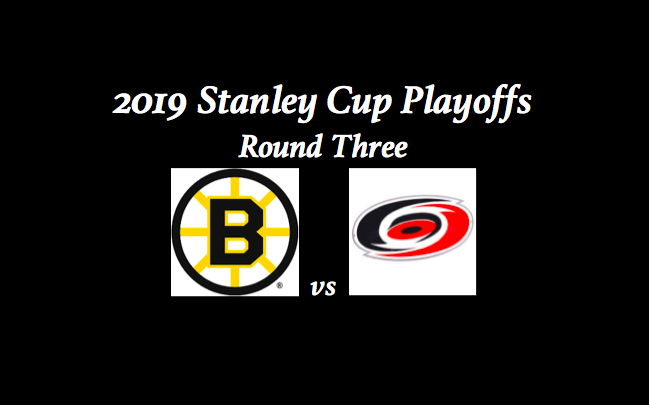 Boston Bruins vs Carolina Hurricanes Preview with team logos