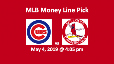 Chicago Cubs vs St Louis Cardinals Pick header with team logos