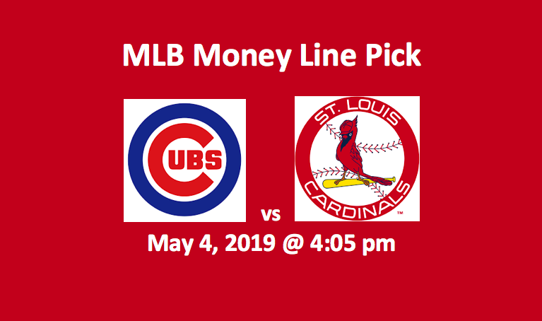 Chicago Cubs vs St Louis Cardinals Pick header with team logos