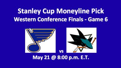 St Louis Blues vs San Jose Sharks Moneyline Pick