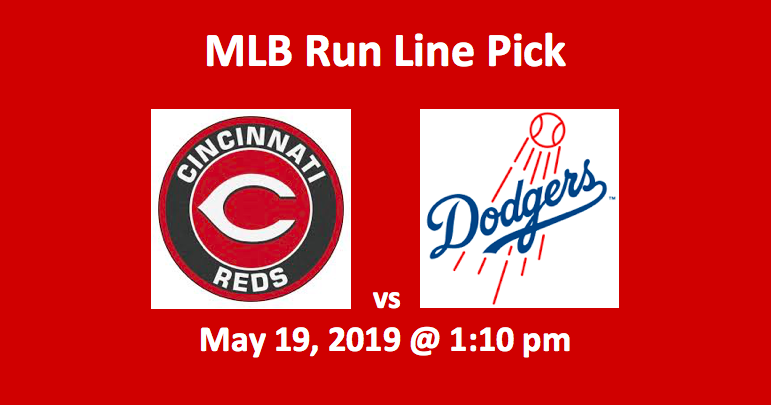 Cincinnati Reds vs Los Angeles Dodgers pick with logos and date and time of game