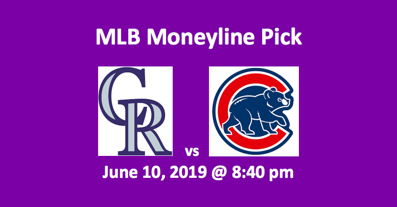 Colorado Rockies vs Chicago Cubs Moneyline Pick