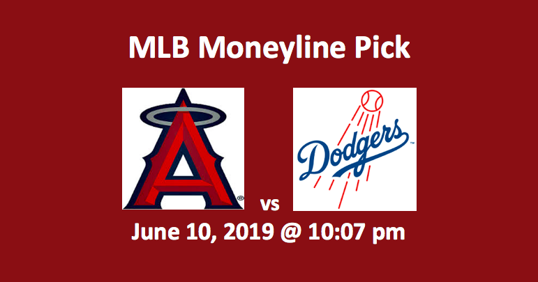 Los Angeles Angels vs Los Angeles Dodgers Moneyline Pick - team logos