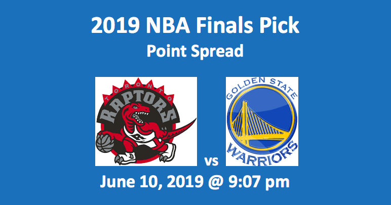 Toronto Raptors vs Golden State Warriors spread pick - team logos and start time for game 5