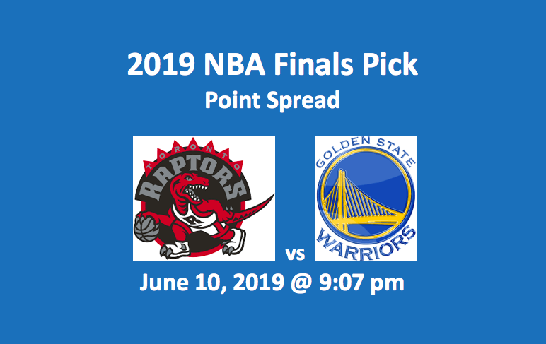 Toronto Raptors vs Golden State Warriors spread pick - team logos and start time for game 5