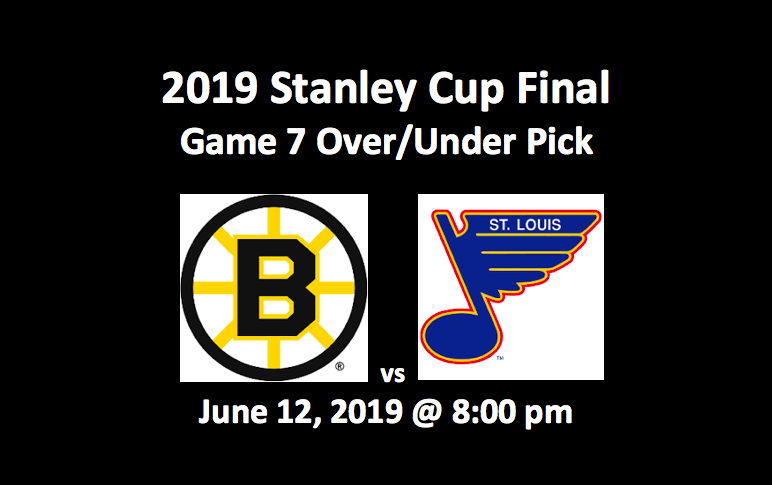 Boston Bruins vs St Louis Blues totals pick