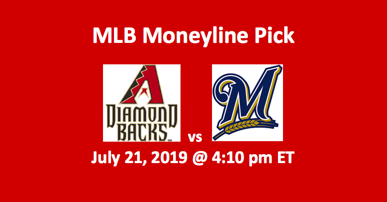 Arizona Diamondbacks vs Milwaukee Brewers Pick