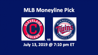 Cleveland Indians vs Minnesota Twins Pick - Team logos, July 13, 2019 at &;10 start