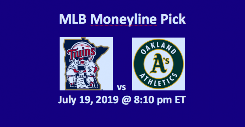 Minnesota Twins vs Oakland A’s Pick - team logos and starting date/time