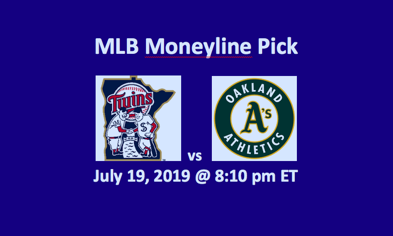 Minnesota Twins vs Oakland A’s Pick - team logos and starting date/time