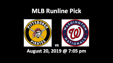 Pittsburgh Pirates vs Washington Nationals Runline -team logos