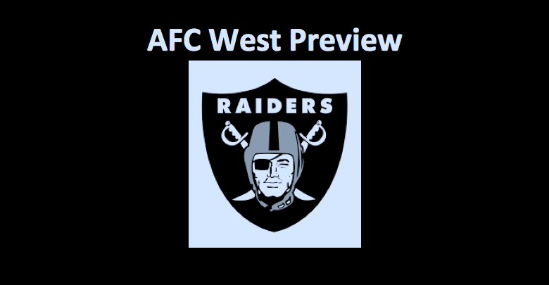 AFC West Oakland Raiders Preview 2019