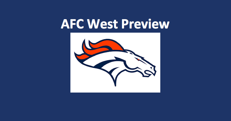 AFC West Denver Broncos Preview 2019
