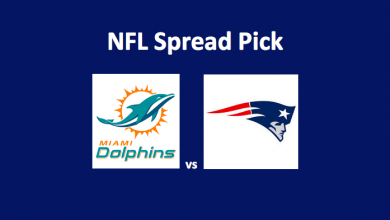 Miami Dolphins vs New England Patriots pick - team logos