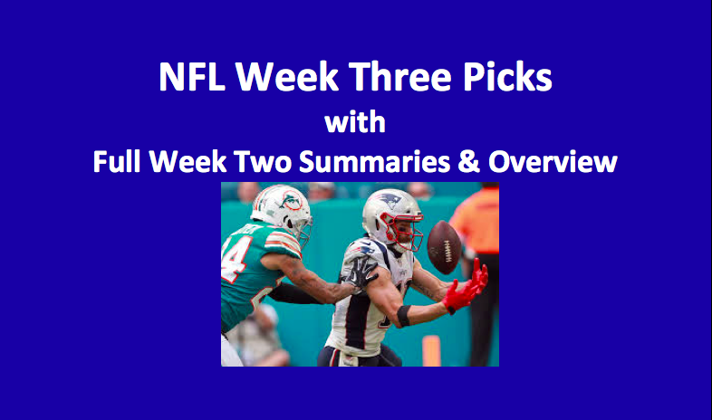 NFL Week Three Picks