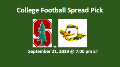 Stanford Cardinal vs Oregon Ducks pick -l logos and time of game Sept 21, 2019 at 7 pm ET