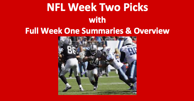 NFL Week Two pick blog - rush attack