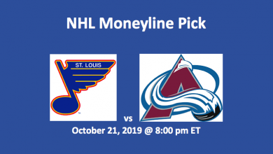 Blues vs Avalanche moneyline pick