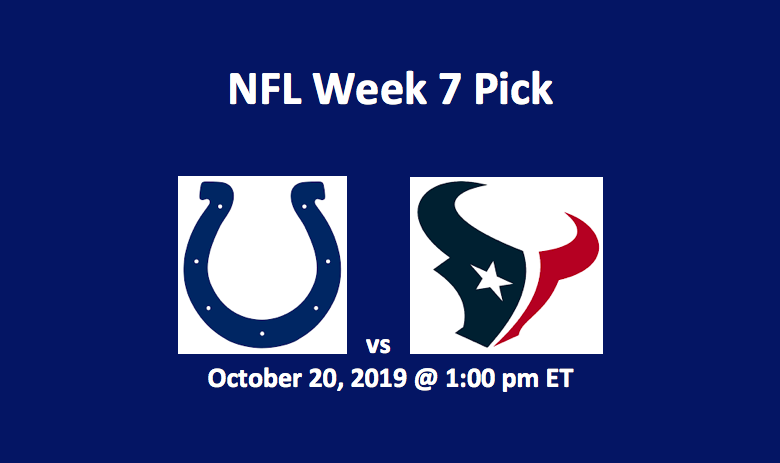 Indianapolis Colts vs Houston Texans Pick - team logos