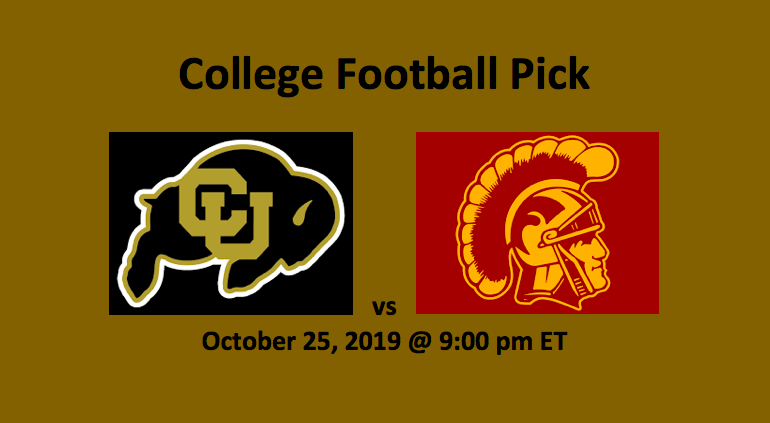 Colorado Buffaloes vs USC Trojans pick