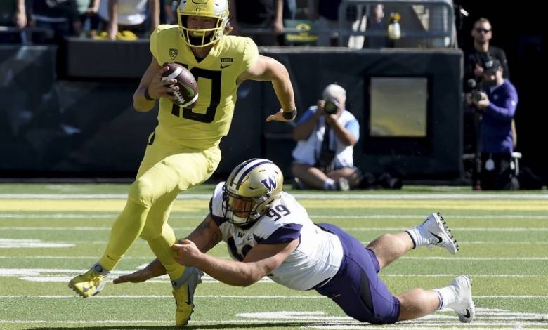 NCAA week 8 Oregon at Washington free pick