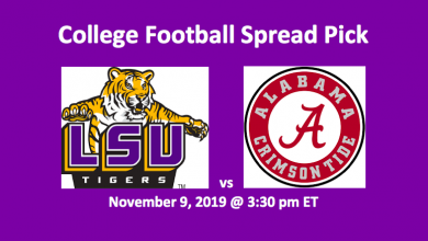 LSU vs Alabama spread pick