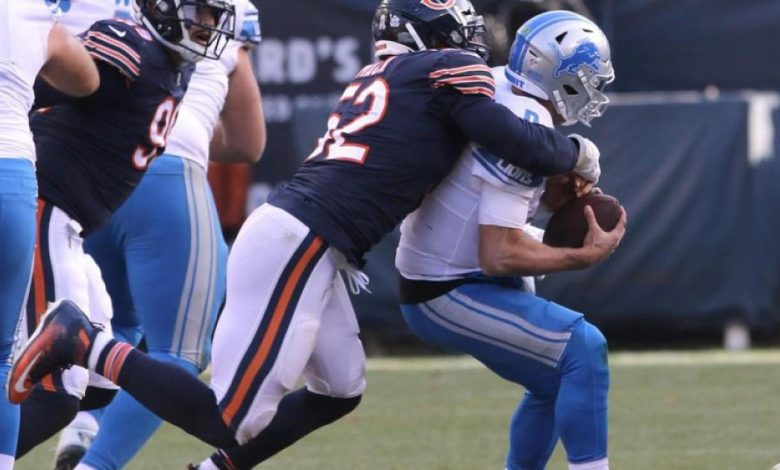 NFL week 10 Lions at Bears free pick