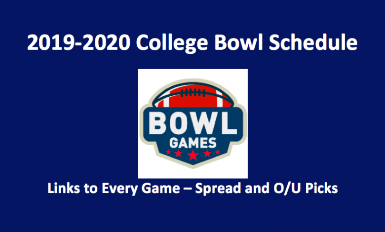 College Football Bowl Picks 2019 – 2020