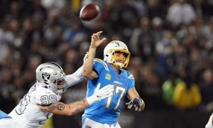 NFL week 16 Raiders at Chargers free pick