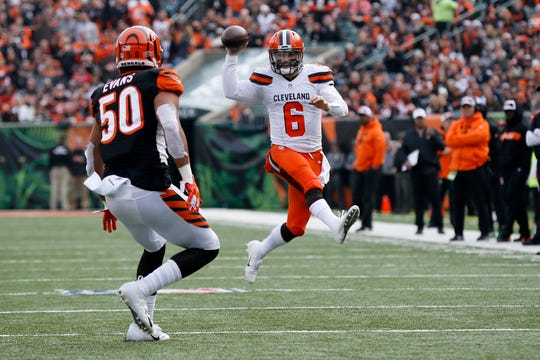 NFL week 17 Browns at Bengals free pick