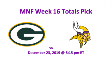 Packers vs Vikings totals pick