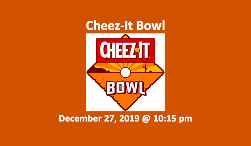 2019 Cheez-It Bowl Pick