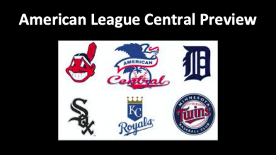 AL Central Preview 2020 header and logos