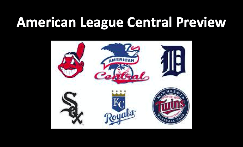 AL Central Preview 2020 header and logos