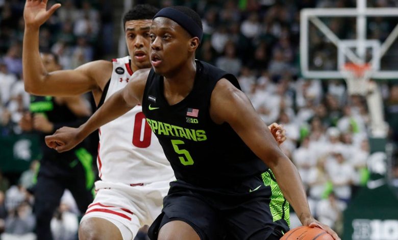 Michigan State at Wisconsin basketball free pick